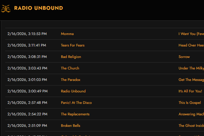 Radio Unbound Logger screenshot